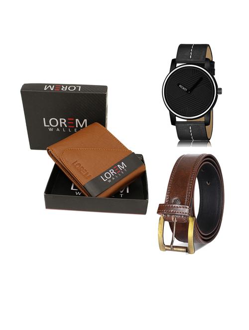belt, wallet & watch combo - 19242255 - Very Small Image - 1