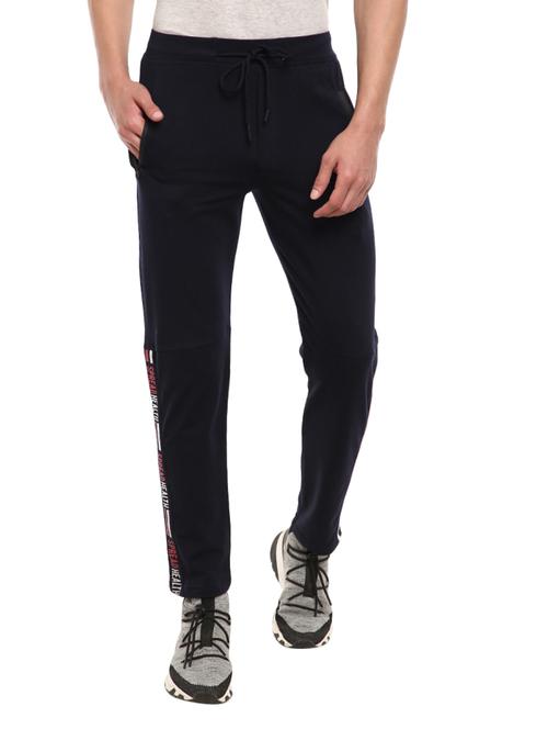 navy blue full length track pant - 19242469 - Very Small Image - 1