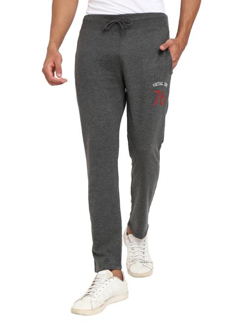 grey full length track pant - 19242557 - Very Small Image - 1