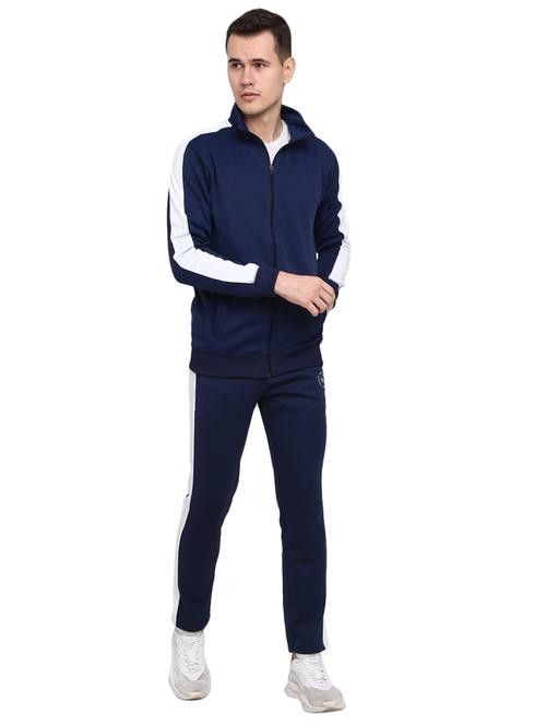 navy blue full length track suit - 19242855 - Very Small Image - 1