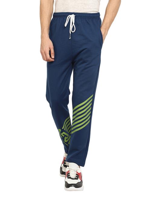 navy blue full length track pant - 19242904 - Very Small Image - 1