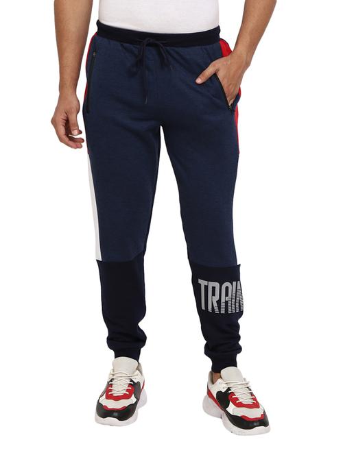 men color block mid rise full length jogger - 19243025 - Very Small Image - 1