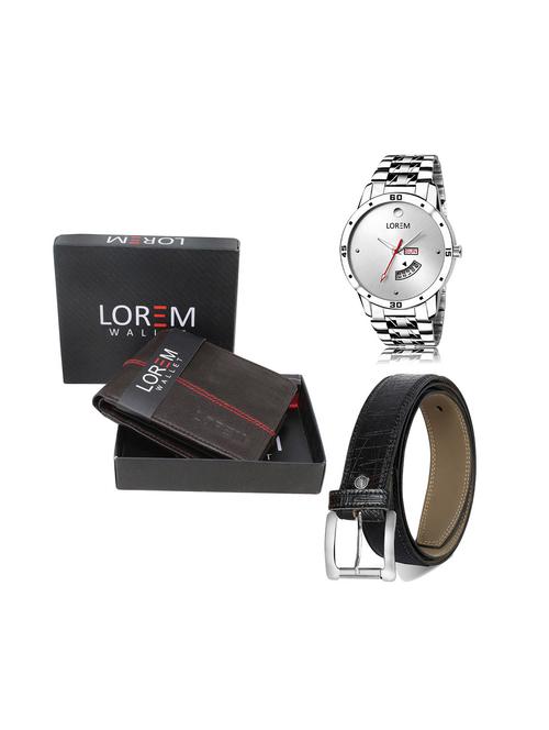 belt, wallet & watch gift combo - 19243660 - Very Small Image - 1