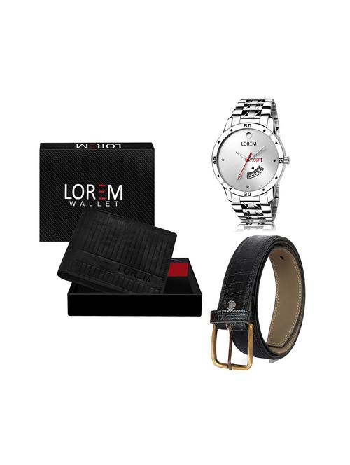 belt, wallet & watch gift combo - 19243805 - Very Small Image - 1