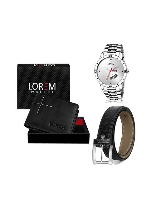 belt, wallet & watch gift combo - 19243858 - Very Small Image - 1