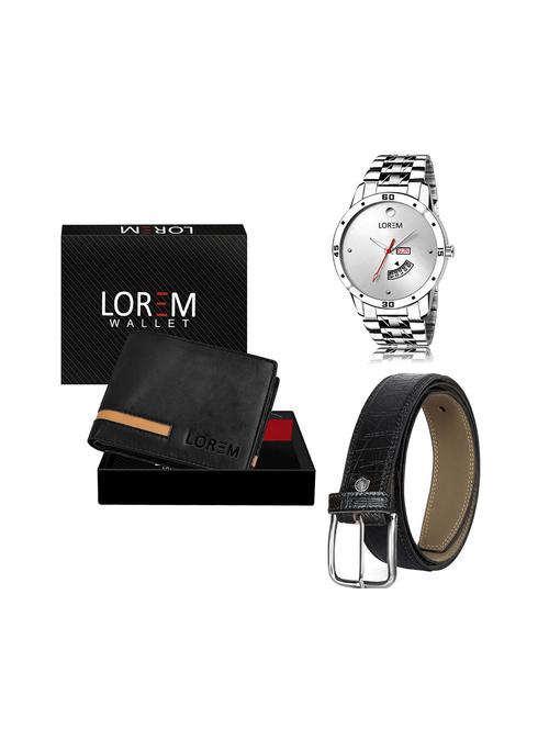 belt, wallet & watch gift combo - 19243872 - Very Small Image - 1