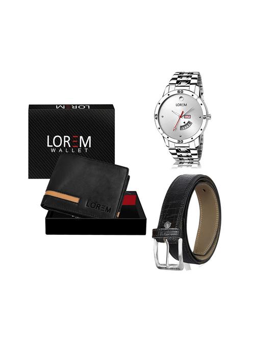 belt, wallet & watch gift combo - 19243874 - Very Small Image - 1