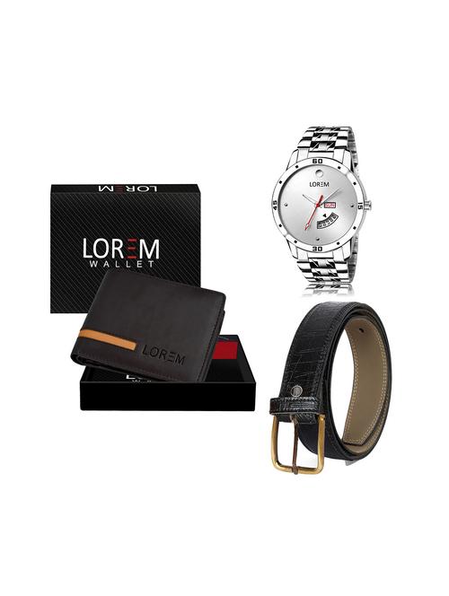 belt, wallet & watch gift combo - 19243877 - Very Small Image - 1