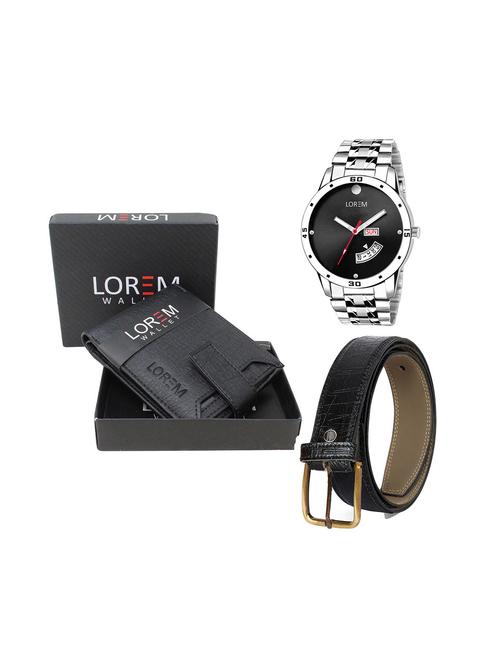 belt, wallet & watch gift combo - 19243937 - Very Small Image - 1