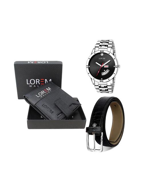 belt, wallet & watch gift combo - 19243939 - Very Small Image - 1