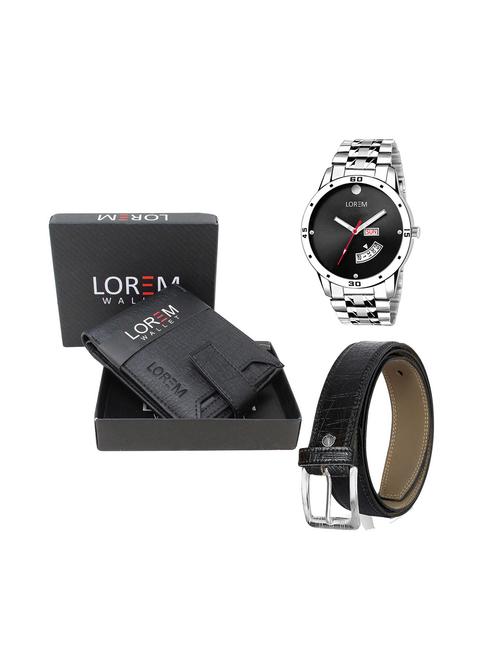 belt, wallet & watch gift combo - 19243940 - Very Small Image - 1