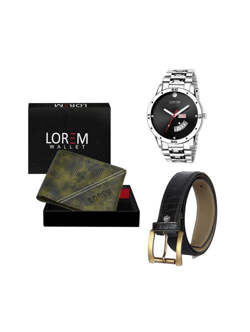 belt, wallet & watch gift combo - 19244091 - Very Small Image - 1