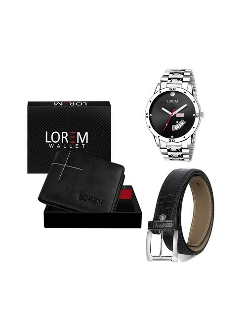 belt, wallet & watch gift combo - 19244128 - Very Small Image - 1