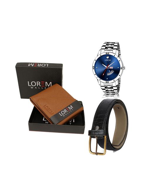 belt, wallet & watch gift combo - 19244171 - Very Small Image - 1