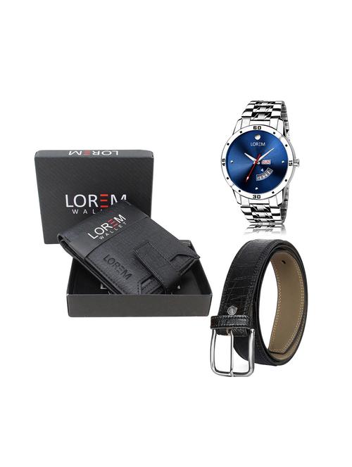 belt, wallet & watch gift combo - 19244208 - Very Small Image - 1