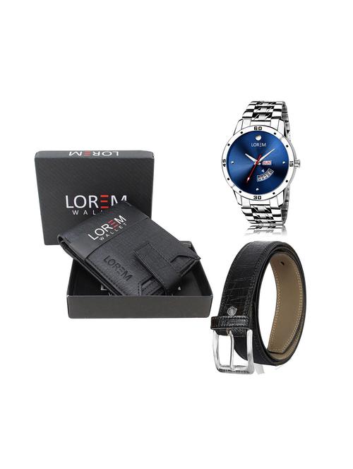 belt, wallet & watch gift combo - 19244210 - Very Small Image - 1