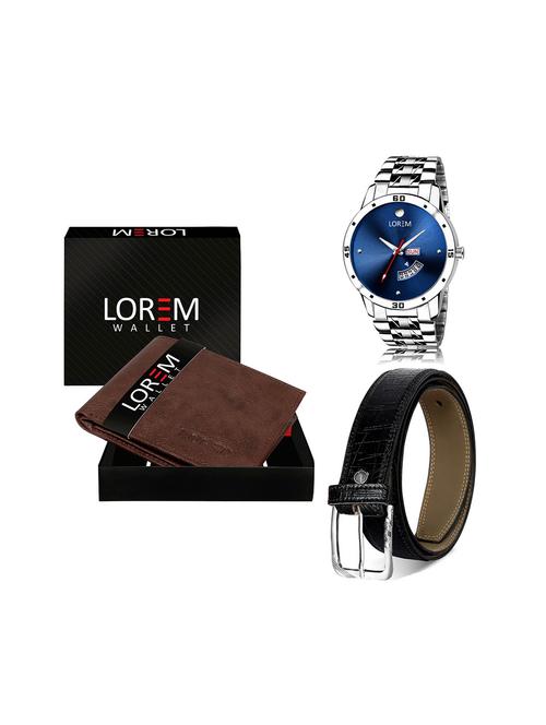 belt, wallet & watch gift combo - 19244233 - Very Small Image - 1