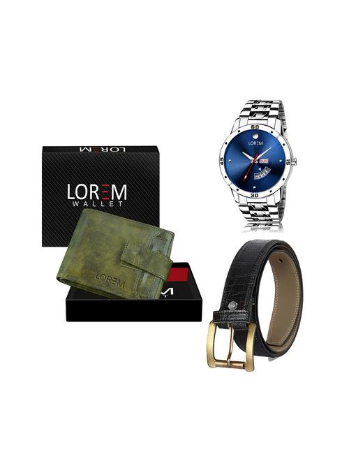 belt, wallet & watch gift combo - 19244289 - Very Small Image - 1