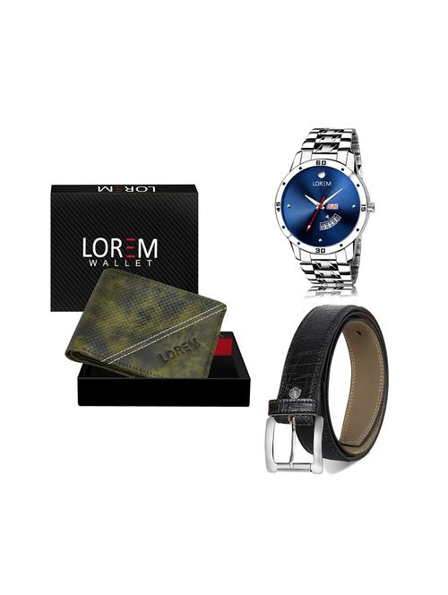 belt, wallet & watch gift combo - 19244362 - Very Small Image - 1