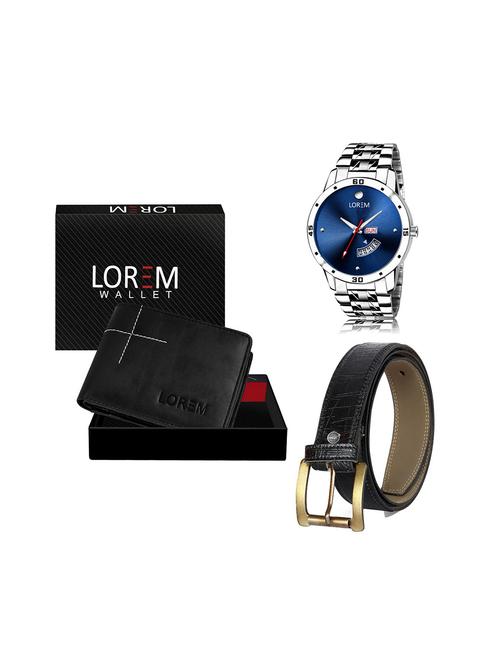 belt, wallet & watch gift combo - 19244397 - Very Small Image - 1