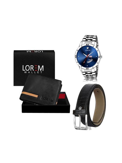 belt, wallet & watch gift combo - 19244414 - Very Small Image - 1