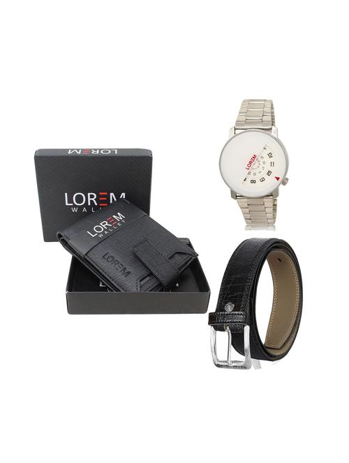 belt, wallet & watch gift combo - 19244480 - Very Small Image - 1
