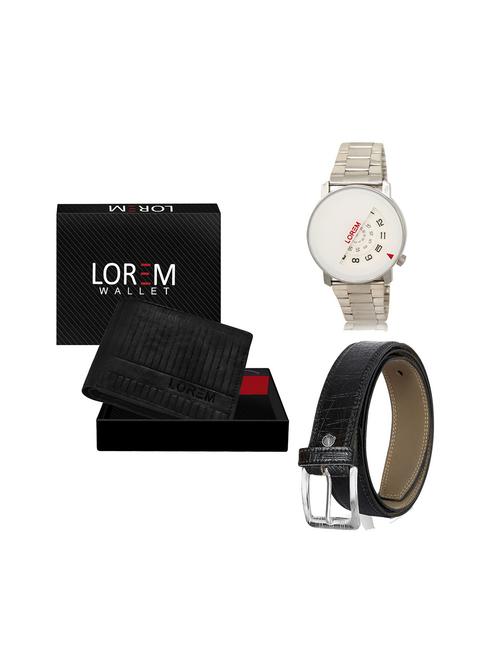 belt, wallet & watch gift combo - 19244618 - Very Small Image - 1