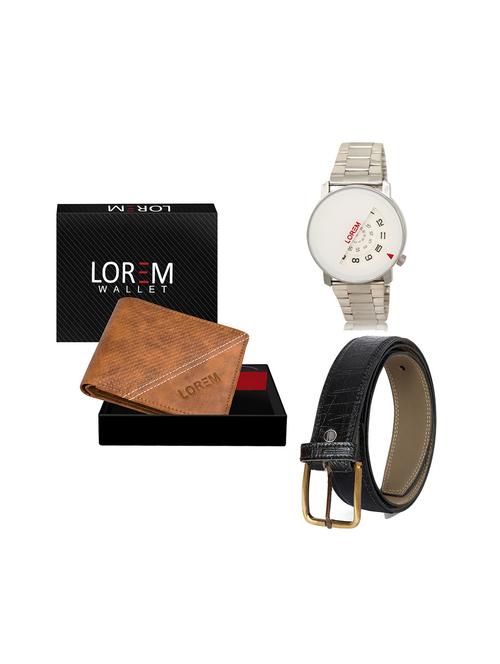 belt, wallet & watch gift combo - 19244627 - Very Small Image - 1