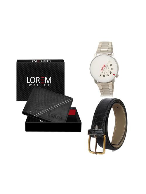 belt, wallet & watch gift combo - 19244639 - Very Small Image - 1