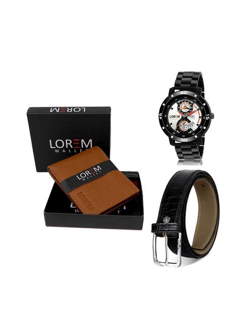 belt, wallet & watch gift combo - 19244719 - Very Small Image - 1