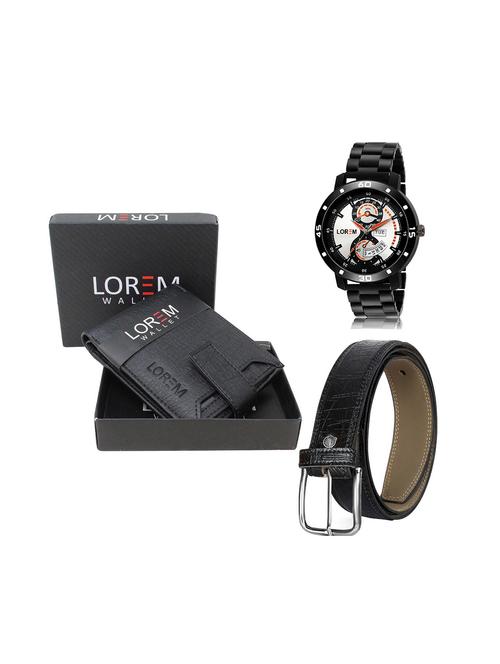 belt, wallet & watch gift combo - 19244748 - Very Small Image - 1