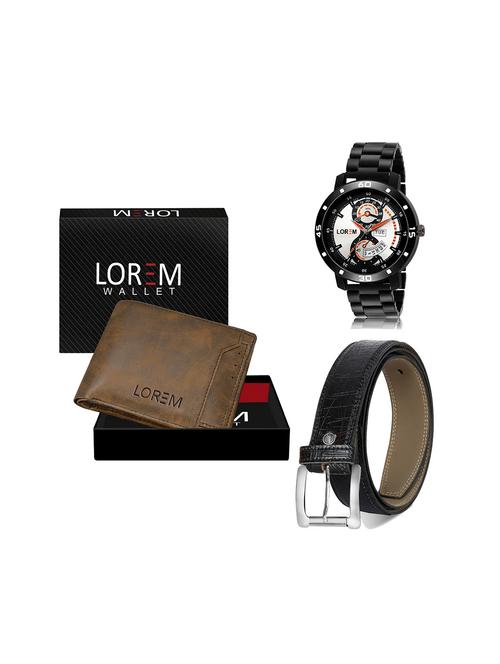 belt, wallet & watch gift combo - 19244842 - Very Small Image - 1
