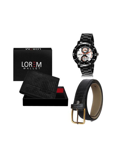 belt, wallet & watch gift combo - 19244885 - Very Small Image - 1