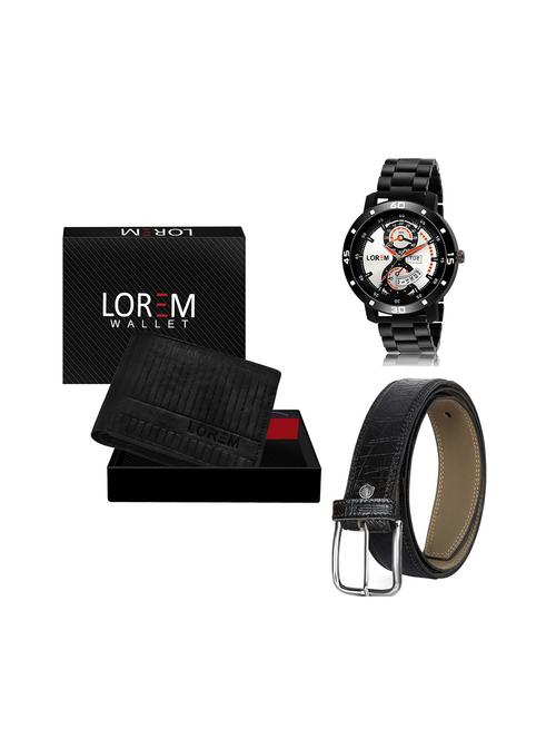 belt, wallet & watch gift combo - 19244886 - Very Small Image - 1