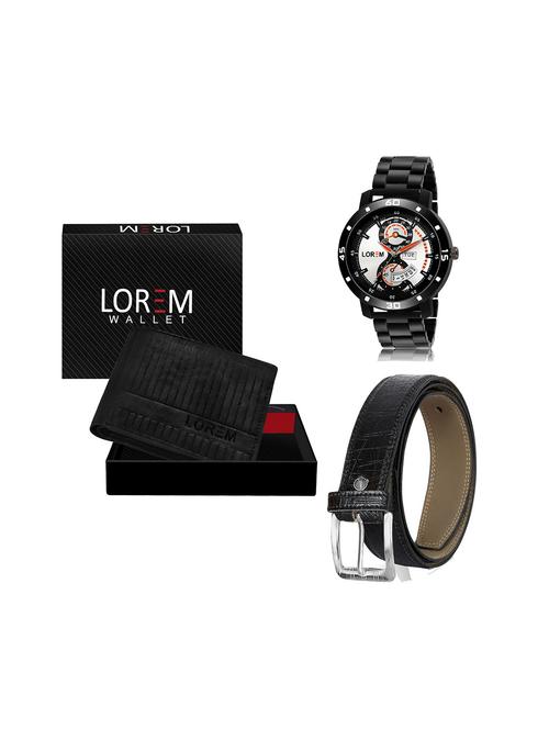 belt, wallet & watch gift combo - 19244888 - Very Small Image - 1