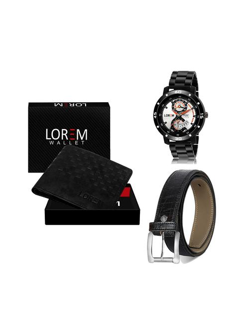 belt, wallet & watch gift combo - 19244932 - Very Small Image - 1