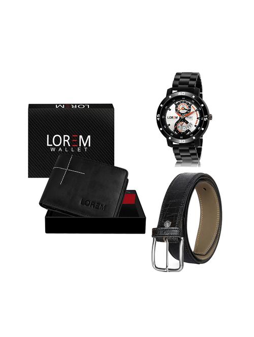 belt, wallet & watch gift combo - 19244940 - Very Small Image - 1