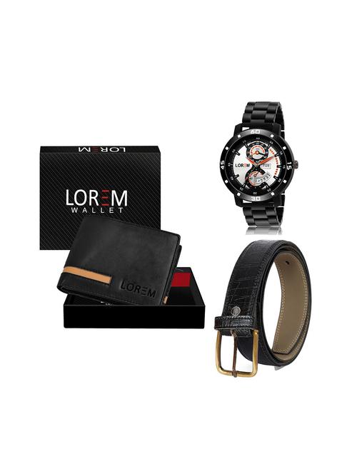 belt, wallet & watch gift combo - 19244951 - Very Small Image - 1