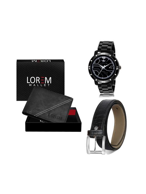 belt, wallet & watch gift combo - 19245988 - Very Small Image - 1