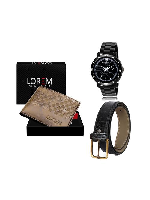 belt, wallet & watch gift combo - 19245995 - Very Small Image - 1