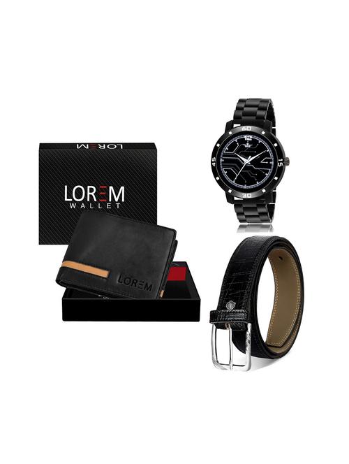 belt, wallet & watch gift combo - 19246033 - Very Small Image - 1