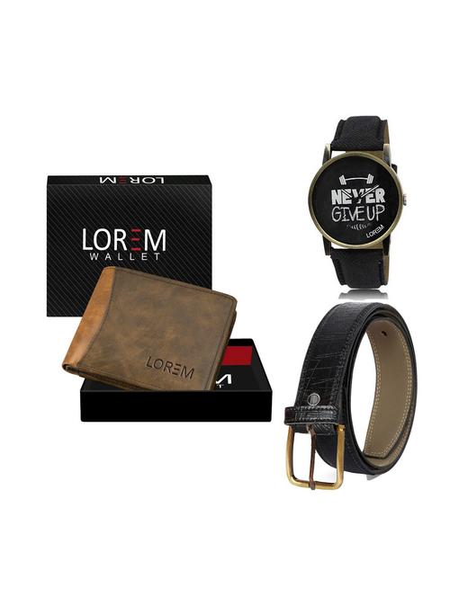 belt, wallet & watch gift combo - 19247825 - Very Small Image - 1