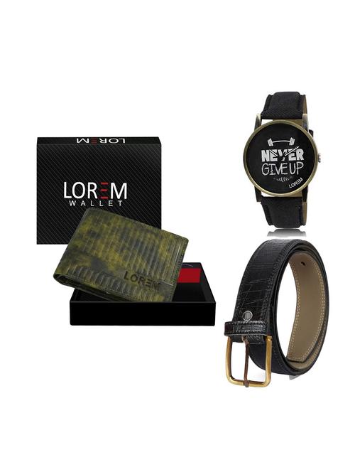 belt, wallet & watch gift combo - 19247849 - Very Small Image - 1