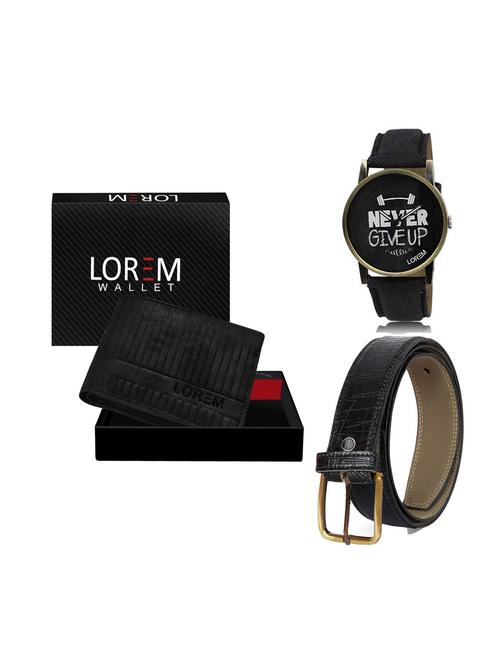 belt, wallet & watch gift combo - 19247855 - Very Small Image - 1