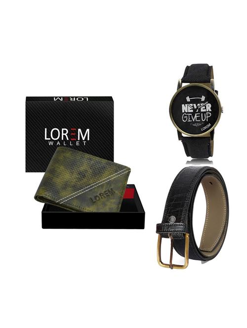 belt, wallet & watch gift combo - 19247873 - Very Small Image - 1