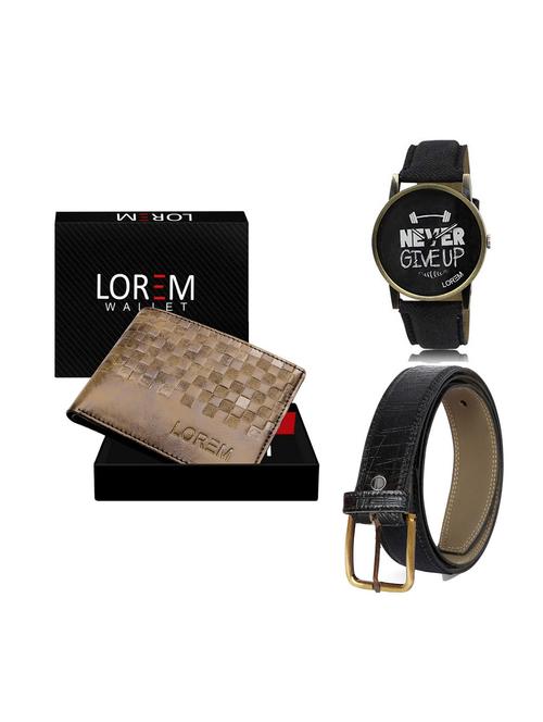 belt, wallet & watch gift combo - 19247885 - Very Small Image - 1