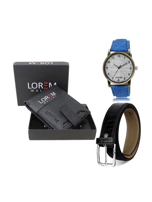 belt, wallet & watch gift combo - 19247989 - Very Small Image - 1