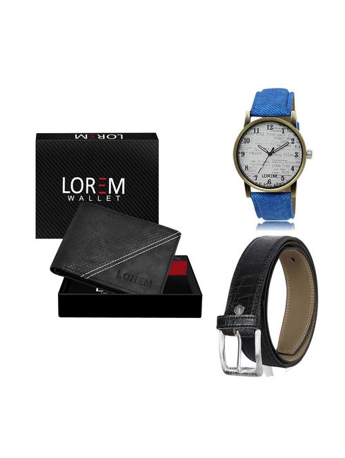 belt, wallet & watch gift combo - 19248152 - Very Small Image - 1