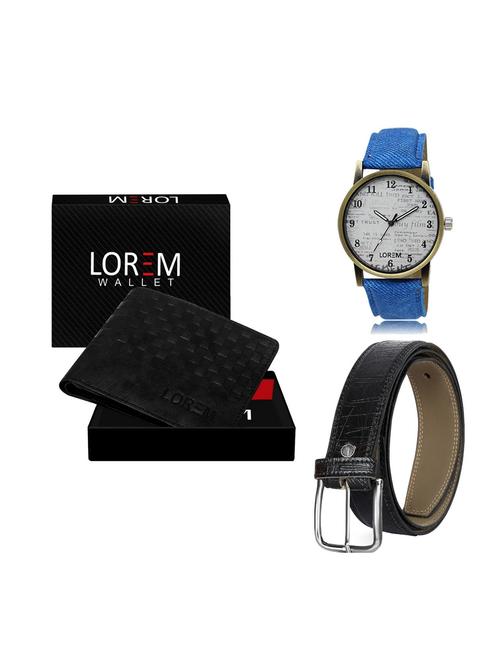 belt, wallet & watch gift combo - 19248174 - Very Small Image - 1