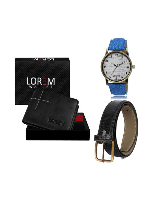 belt, wallet & watch gift combo - 19248179 - Very Small Image - 1